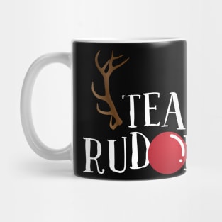 'Team Rudolph' Funny Christmas Rudolf Mug